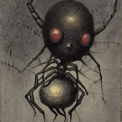 Spider Baby By Odd Nerdrum By Odilon Redon By M C Stable