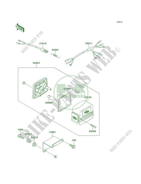 Accessorytail Lamp Pour Kawasaki Mule X Pieces Jardin