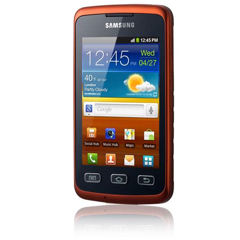 Samsung Galaxy Xcover Gt S5690 Orange Mobile And Smartphone Samsung Sur