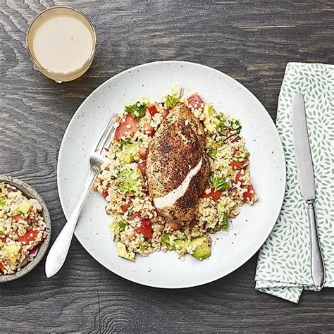 Kryddstekt Kyckling Med Tabbouleh Och Avokado Recept ICA Se