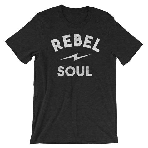 Rebel Soul Camiseta Camiseta De Manga Corta Unisex Etsy