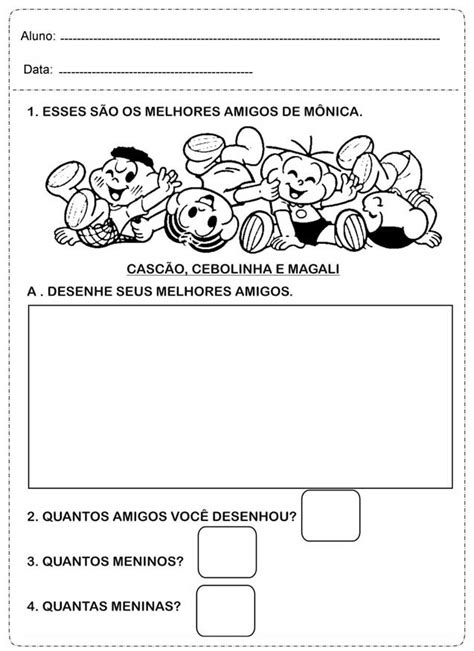 Atividades Turma Da Monica Dia Das Crianças - Relacionado a Crianças