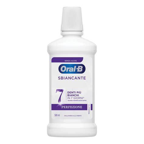 Oral B 3d White Collutorio Perfezione Sbiancante Alla Menta 500ml