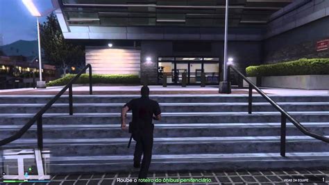 Gta 5 no online missão de planejamento de golpe fuga da prisão