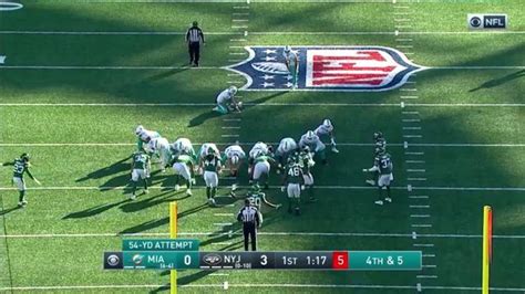 Miami Dolphins Kicker Jason Sanders Absolutely Drills 54 Yard Field Goal