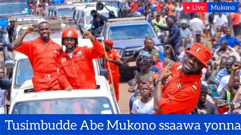 BREAKING NEWS BOBI WINE ABE MUKONO BAMUNONYEKO MU KUBO LABA ESANYU