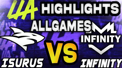 ISURUS VS INFINITY GAMES HIGHLIGHTS LEAGUE OF LEGENDS LLA DÍA 1