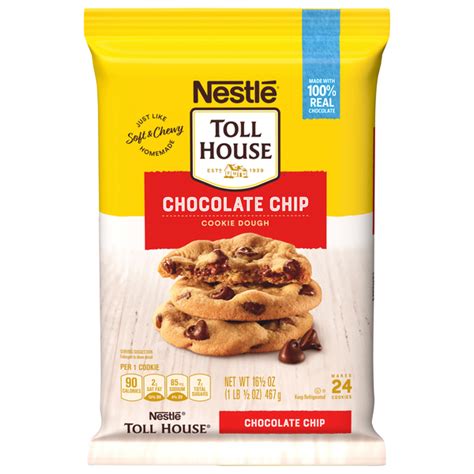 Save On Nestle Toll House Chocolate Chip Cookie Dough 24 Ct Order Online Delivery Giant