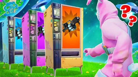 Alleen Vending Machine Challenge In Fortnite Seizoen 7 Youtube