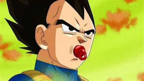 Vegeta Usando Chupeta Wiki Dragon Ball Oficial Amino