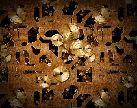 Steampunk Gears Wallpaper - WallpaperSafari