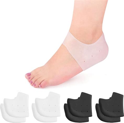 Amazon Heel Protectors Silicone Pairs Gel Heel Pads Cushion For