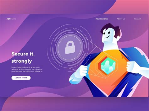 Security - Banner & Landing Page by UI/UX Studio on Dribbble