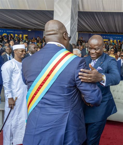 Investiture de Félix Tshisekedi Le Gabon était de la partie