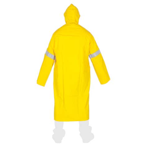 Impermeable XL Con Reflejante Tipo Gabardina DZ1001 R MR Seguridad