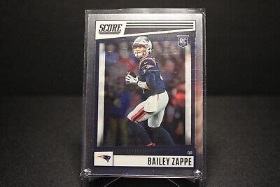 2022 Panini Chronicles BAILEY ZAPPE RC SCORE UPDATE SP 310 New England