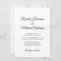 Elegant Tuxedo Watercolors Gay Wedding Invitation Zazzle