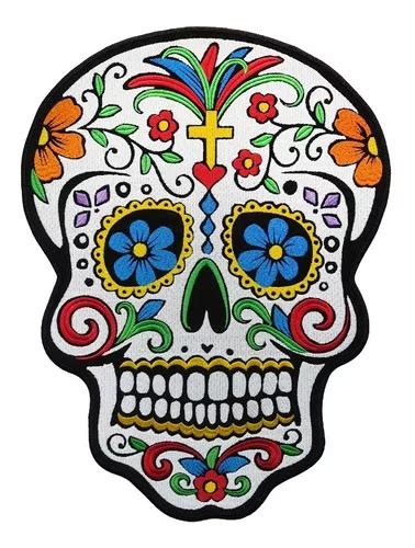 Parche Bordado Catrina Muertos Mexico Calavera Mexicana