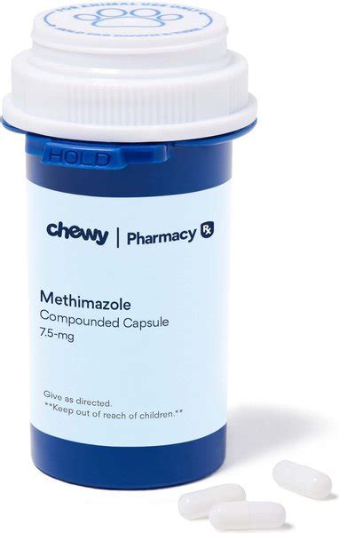 Methimazole Compounded Capsule For Dogs And Cats 75 Mg 1 Capsule