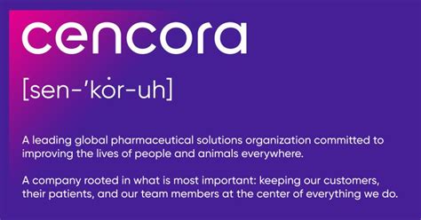 Cencora on LinkedIn: The Cencora name has connections to the words center, core and heart…