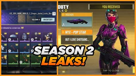 Season 2 Leaks Nyx Legendary Skin Upcoming Crates And Lucky Box