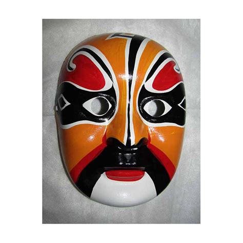 Beijing Peking Opera Mask Orange