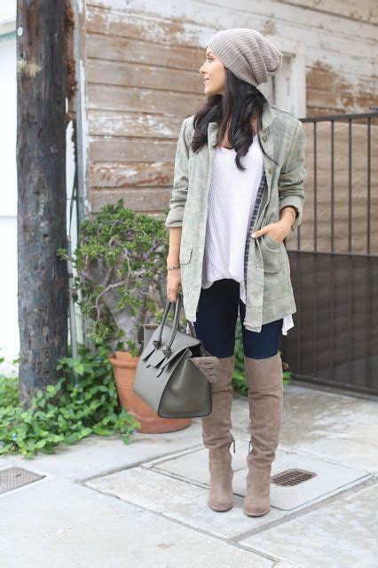 Oversized Beanie Over The Knee Boots Andee Layne Fashion Casual