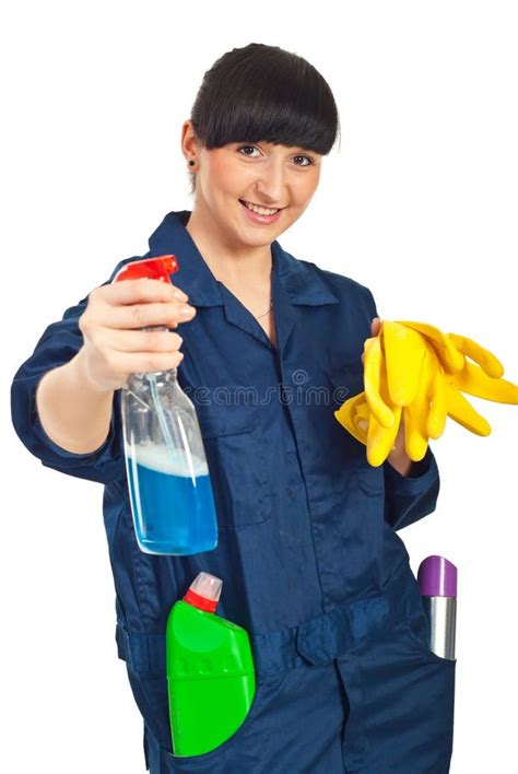 Cleaning Worker Stock Photo Image Of Worker Uniform Woman 150108