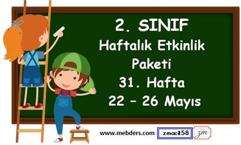 S N F Hafta Etkinlik Paketi May S Meb Ders