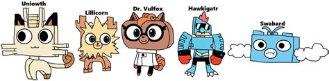 Unikitty Characters As Pokemon By Oddred496 On Deviantart