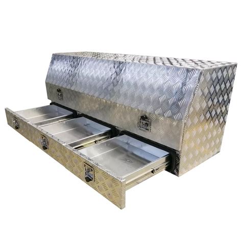 Tapered Ute Under Tray Toolbox Alloy Ute Canopy Underbody Toolbox