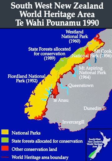 Te Wāhipounamu – South West New Zealand – Protected areas – Te Ara ...