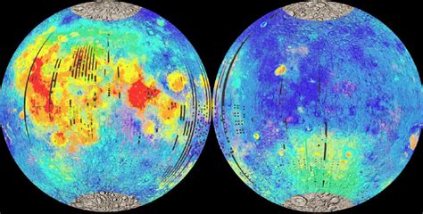 Distribution Of Regolith Compositions On The Lunar Nearside Left And