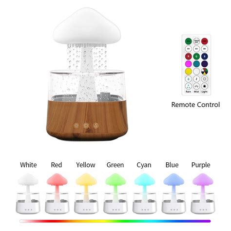 Humidificador De Aire Con Usb Difusor Ultras Nico De Gotas De Agua