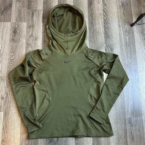 Dark Green Nike Pro Long Sleeve Hyperwarm Depop