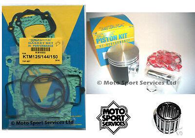 KTM 125 16 22 Mitaka Top End Rebuild Kit Piston B Gasket Small End