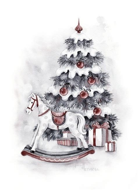 Pin By Iamginger On Christmas Illustrations Christmas Art