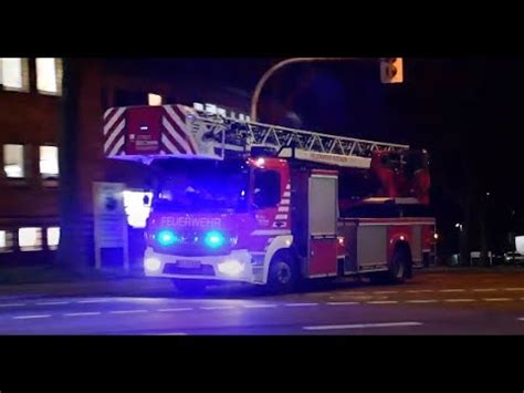 Soloalarm Neujahrs Einsatz DLK Der Feuerwehr Bochum Wache 2 YouTube