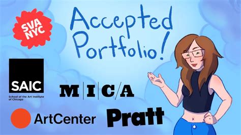 Accepted Art School Portfolio Sva Art Center Pratt Saic Mica