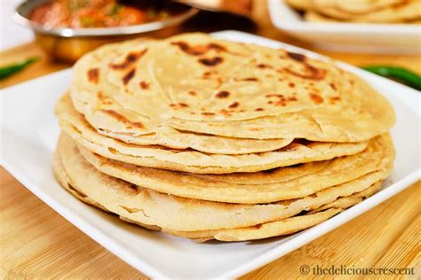 Paratha Indian Flatbread The Delicious Crescent