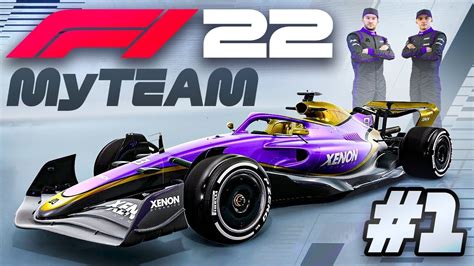 F1 22 MY TEAM CAREER PART 1 Creating A F1 Team Hiring A NEW Team Mate