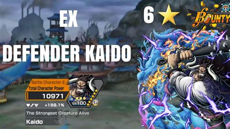 TANKY Defender Lv 100 Ex Defender Kaido Gameplay One Piece Bounty