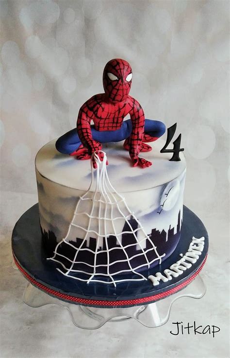 Spiderman Cake Decorated Cake By Jitkap CakesDecor