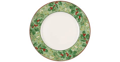 Christmas Foliage Dinner Plate By 222 Fifth PTS Replacements Ltd