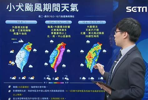 快訊／小犬結構強！嚴防持續豪雨、9級強風 估今深夜11點發海警