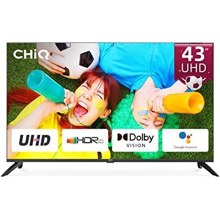 CHiQ U43H7A Android Smart TV 43 Pollici 108 Cm UHD 4K WiFi