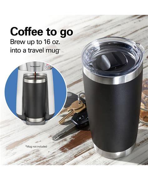 Hamilton Beach Convenient Craft Single Serve Rapid Cold Brew And Hot Coffee Maker Macys