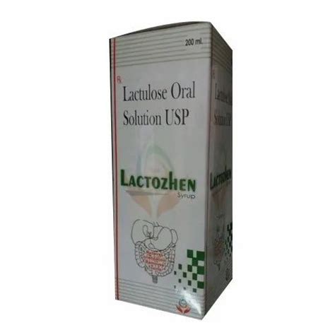 Lactozhen Syrup Lactulose Oral Solution Usp For Clinical Packaging Size 200 Ml At Rs 90