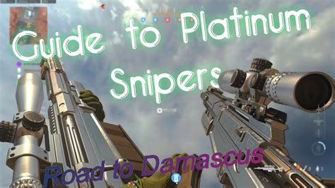 How To Get Platinum Snipers MW 2019 Guide YouTube