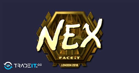 Sticker Nex Gold London 2018 Tradeit